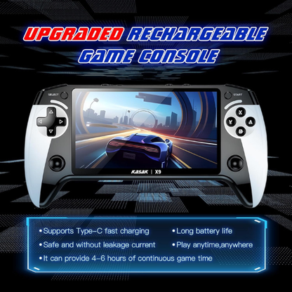 Alpha™ RetroPlay Console – 5.5” HD Offline 1000 games gift
