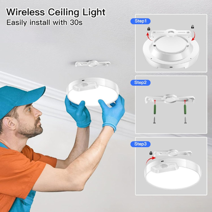 AlphaGlow™  Motion Sensor LED Cieling Light