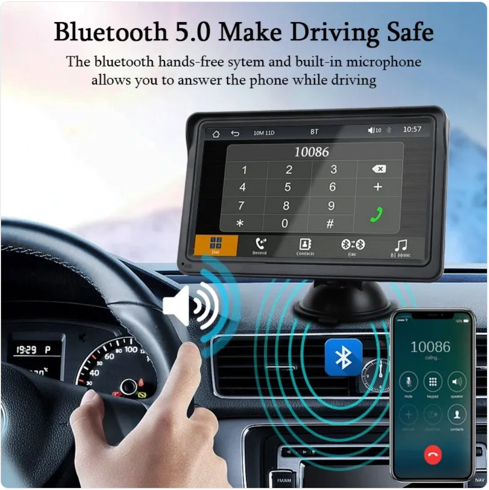 Alpha CarPlay™ 7-Inch Wireless  Display