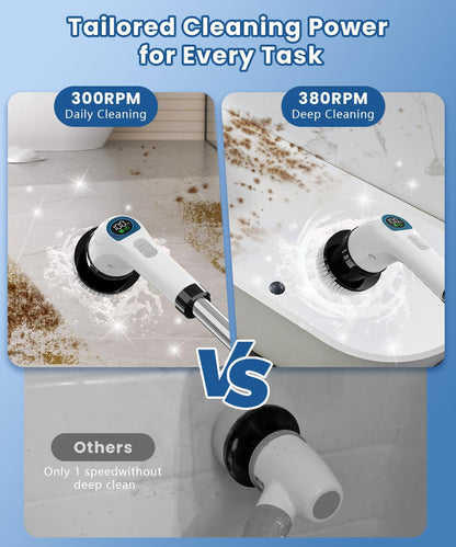 AlphaJet™ Pro Spin Scrubber-IPX7Deep Cleaning System