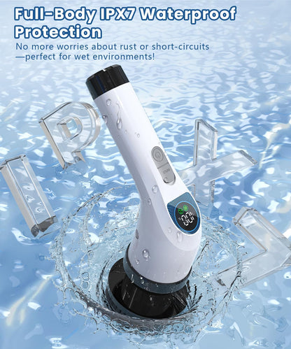 AlphaJet™ Pro Spin Scrubber-IPX7Deep Cleaning System