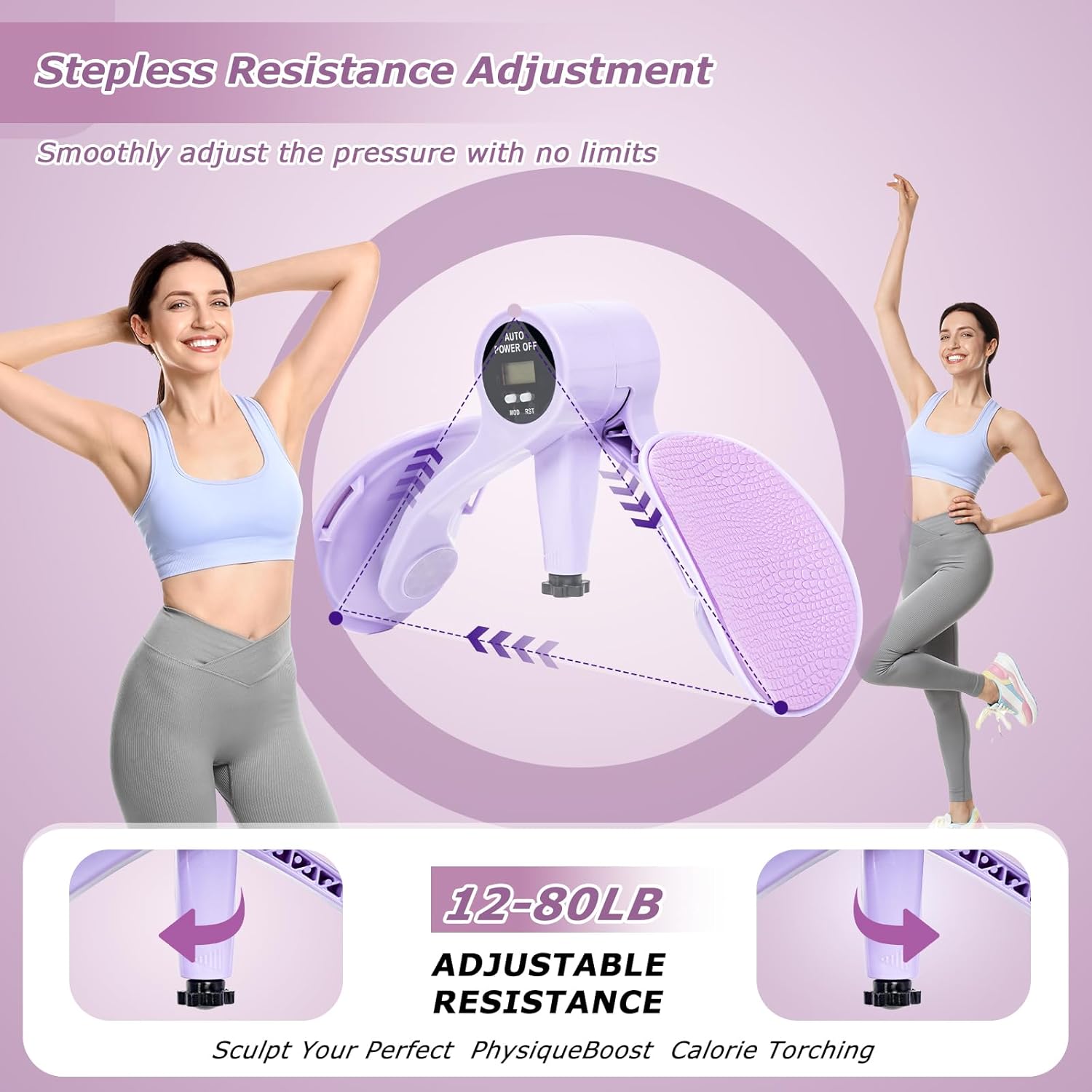 Thigh Trainer - 3-Level Adjustable Resistance - Alpha Mart Hub