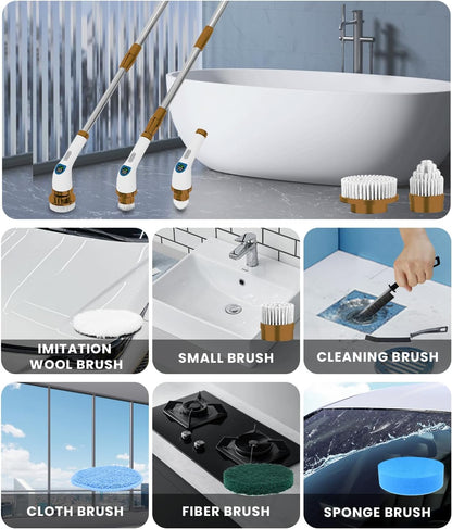 AlphaJet™ Pro Spin Scrubber-IPX7Deep Cleaning System