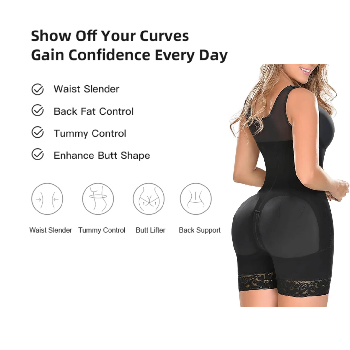 AlphaFit™Body Shaper – Tummy Control & Butt Lifting Shapewear