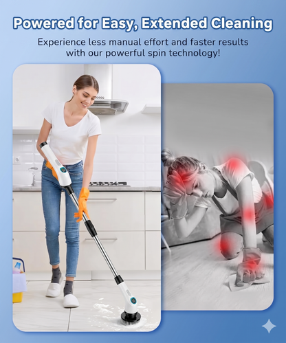 AlphaJet™ Pro Spin Scrubber-IPX7Deep Cleaning System