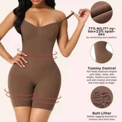 Women's shapewhare - Full Body Tummy Control, Waist Shaper with Adjustable Hooks - Alpha Mart Hub