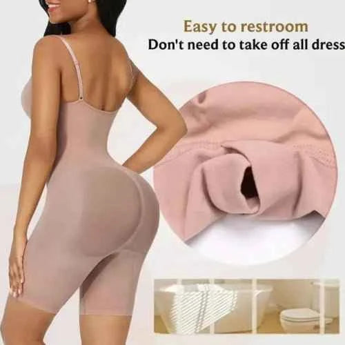 Women's shapewhare - Full Body Tummy Control, Waist Shaper with Adjustable Hooks - Alpha Mart Hub